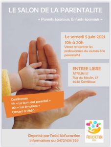 Affiche 2 Salon de la parentalité 2021