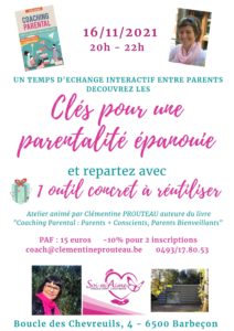 Atelier parentalité Soi m'Aime